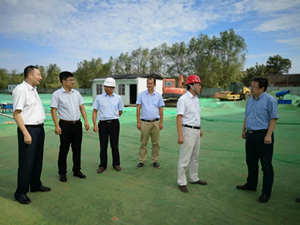 西安市航空基地綜合保稅區(qū)建設(shè)運營有限公司董事長冀懷社蒞臨西安市航空基地綜合保稅區(qū)項目參觀檢查